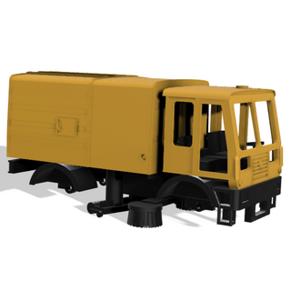 Kehrmaschiene KM 2301 geschlossene Heckklappe | 1:120