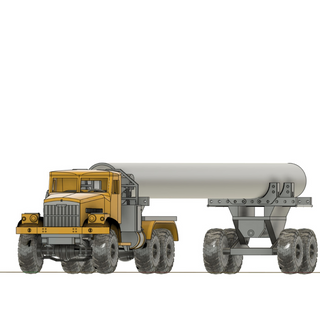 Kraz 255 Rohrtransport Druschba Trasse | H0 1:87