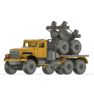 Kraz 255 Rohrtransport Druschba Trasse | H0 1:87