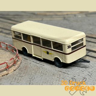 Busanhänger Variante 1 freistehender Aufstieg | 1:120