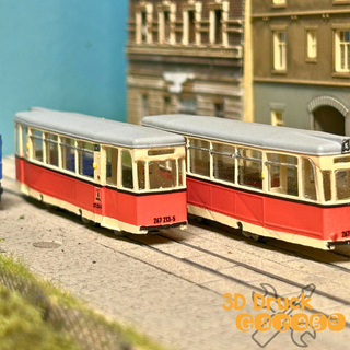 Reko Beiwagen Zweirichter mit Linienkasten | 1:120