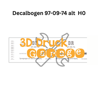 Decalbogen 97-09-74 | Epoche III | 1:87