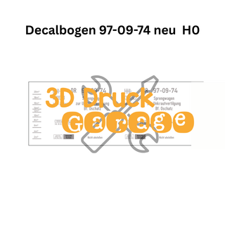 Decalbogen 97-09-74 | Epoche IV | 1:87