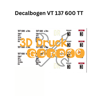 Decalbogen VT 137 600 | 1:120