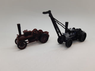 Dampftraktor mit Krananbau | 1:87