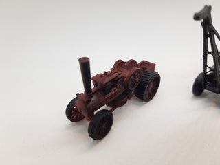 Dampftraktor mit Krananbau | 1:87