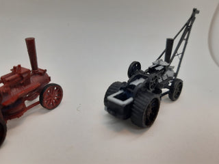 Dampftraktor mit Krananbau | 1:87