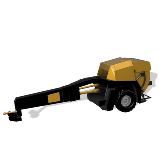 Biomasse Rundballenpresse | 1:87