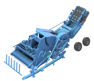 K 442/1 Strohpresse mit Ballenwerfer K 491 | 1:32