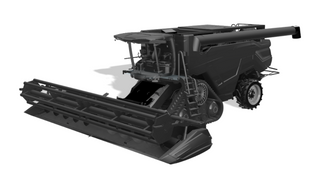 Moderner Mähdrescher mit Kettenfahrwerk | 1:87