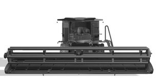 Moderner Mähdrescher mit Kettenfahrwerk | 1:87